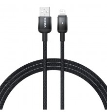 Дата кабель Baseus Discolor Series Fast Charging USB to Lightning 2.4A (1m) (P10374900) Cluster Black