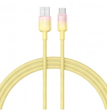 Дата кабель Baseus Discolor Series Fast Charging USB to Type-C 100W (1m) (P10374903) Custard Yellow