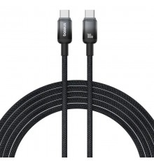 Дата кабель Baseus Discolor Series Fast Charging Type-C to Type-C 100W (1m) (P10374902) Cluster Black