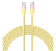 Дата кабель Baseus Discolor Series Fast Charging Type-C to Type-C 100W (1m) (P10374902) Custard Yellow