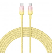 Дата кабель Baseus Discolor Series Fast Charging Type-C to Type-C 100W (1m) (P10374902) Custard Yellow