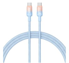 Дата кабель Baseus Discolor Series Fast Charging Type-C to Type-C 100W (1m) (P10374902) Galaxy Blue