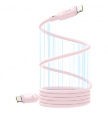 Дата кабель Baseus PicoGo Magnetic Liquid Silicone Type-C to Type-C 240W (1m) (P10376800) Baby Pink