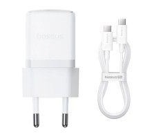 МЗП Baseus Palm Fast Charger 30W (1USB-C) + кабель Type-C to Type-C (P10111605113-01) Moon White