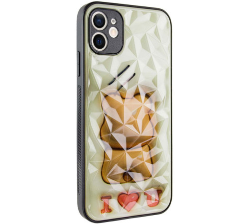 TPU+PC чохол Prisma Fluffie для Apple iPhone 12 (6.1") Bear