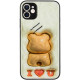 TPU+PC чохол Prisma Fluffie для Apple iPhone 12 (6.1") Bear