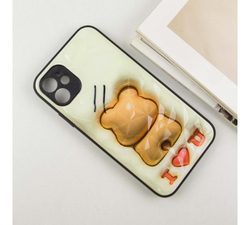 TPU+PC чохол Prisma Fluffie для Apple iPhone 12 (6.1") Bear