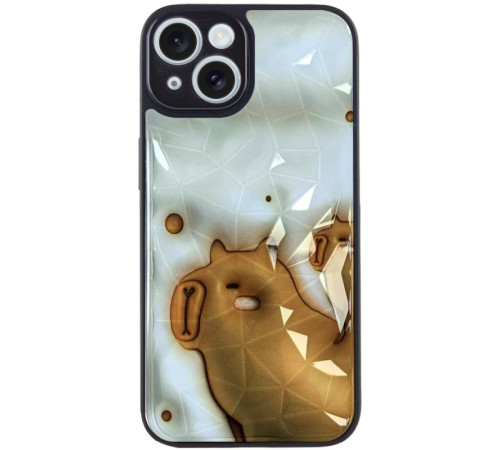 TPU+PC чохол Prisma Fluffie для Apple iPhone 14 (6.1") Capybara