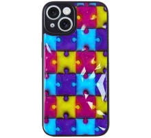 TPU+PC чохол Prisma Fluffie для Apple iPhone 15 (6.1") Puzzle