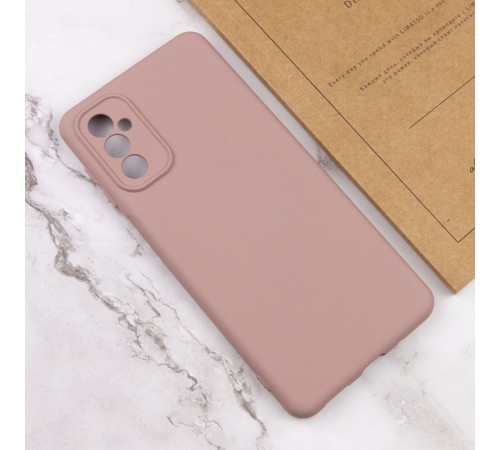 Чохол TPU GETMAN Liquid Silk Full Camera для Samsung Galaxy A56 5G Рожевий / Pink Sand Чохол TPU GETMAN Liquid Silk Full Camera для Samsung Galaxy A56 5G Рожевий / Pink Sand