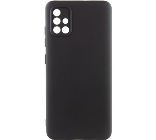 Чохол TPU GETMAN Liquid Silk Full Camera для Samsung Galaxy A71 Чорний / Black Чохол TPU GETMAN Liquid Silk Full Camera для Samsung Galaxy A71 Чорний / Black