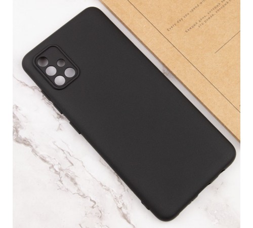 Чохол TPU GETMAN Liquid Silk Full Camera для Samsung Galaxy A71 Чорний / Black Чохол TPU GETMAN Liquid Silk Full Camera для Samsung Galaxy A71 Чорний / Black