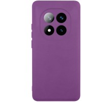 Чохол Silicone Cover Lakshmi Full Camera (AAA) для Xiaomi Redmi Note 14 Pro 5G Сливовий / Purple