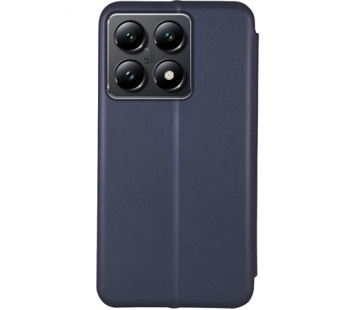 Шкіряний чохол-книжка Classy для Xiaomi 14T Pro Темно-синій