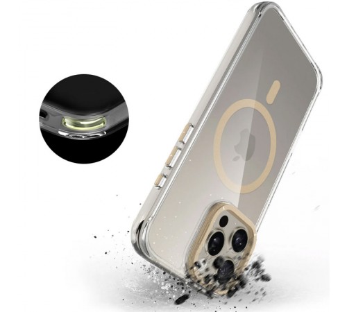 Чохол TPU Space Case Apex with MagSafe для Apple iPhone 16 Pro Max (6.9") Gold Чохол TPU Space Case Apex with MagSafe для Apple iPhone 16 Pro Max (6.9") Gold