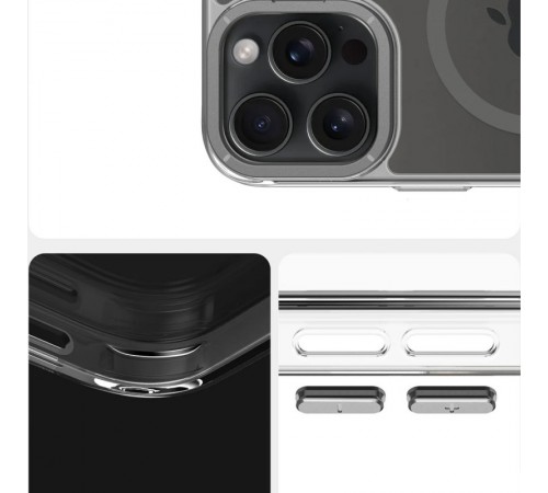 Чохол TPU Space Case Apex with MagSafe для Apple iPhone 16 Pro Max (6.9") Grey Чохол TPU Space Case Apex with MagSafe для Apple iPhone 16 Pro Max (6.9") Grey