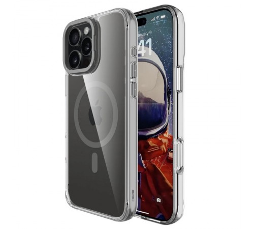 Чохол TPU Space Case Apex with MagSafe для Apple iPhone 16 Pro Max (6.9") Grey Чохол TPU Space Case Apex with MagSafe для Apple iPhone 16 Pro Max (6.9") Grey
