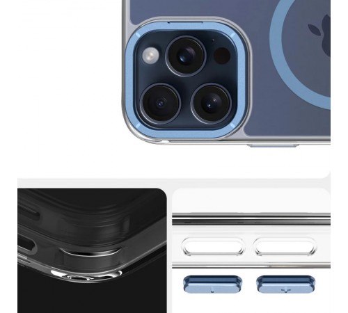Чохол TPU Space Case Apex with MagSafe для Apple iPhone 16 Pro Max (6.9") Navy Blue Чохол TPU Space Case Apex with MagSafe для Apple iPhone 16 Pro Max (6.9") Navy Blue