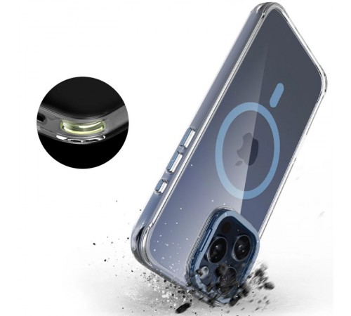 Чохол TPU Space Case Apex with MagSafe для Apple iPhone 16 Pro Max (6.9") Navy Blue Чохол TPU Space Case Apex with MagSafe для Apple iPhone 16 Pro Max (6.9") Navy Blue
