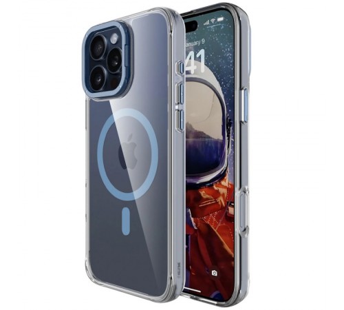 Чохол TPU Space Case Apex with MagSafe для Apple iPhone 16 Pro Max (6.9") Navy Blue Чохол TPU Space Case Apex with MagSafe для Apple iPhone 16 Pro Max (6.9") Navy Blue