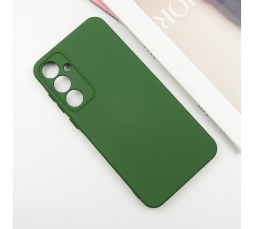 Чохол Silicone Cover Lakshmi Full Camera (AA) для Samsung Galaxy S24+ Зелений / Dark green Чохол Silicone Cover Lakshmi Full Camera (AA) для Samsung Galaxy S24+ Зелений / Dark green