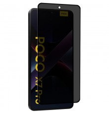 Захисне скло Privacy 5D (тех.пак) для Xiaomi Poco X7 Pro Чорний