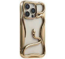 TPU чохол Snake для Apple iPhone 15 Pro Max (6.7") Gold