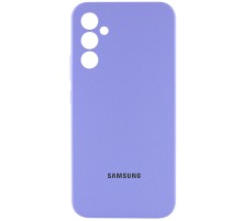 Чохол Silicone Cover Lakshmi Full Camera (AAA) with Logo для Samsung Galaxy A56 Бузковий / Dasheen