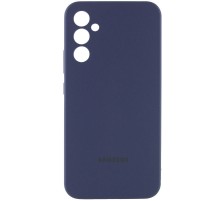 Чохол Silicone Cover Lakshmi Full Camera (AAA) with Logo для Samsung Galaxy A56 Темно-синій / Midnight blue