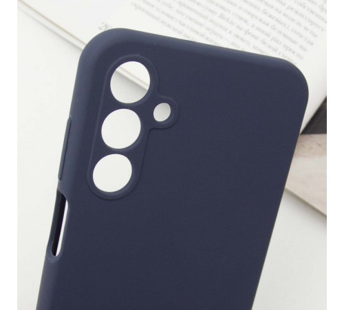 Чохол Silicone Cover Lakshmi Full Camera (AAA) with Logo для Samsung Galaxy A26 5G Темно-синій / Midnight blue Чохол Silicone Cover Lakshmi Full Camera (AAA) with Logo для Samsung Galaxy A26 5G Темно-синій / Midnight blue