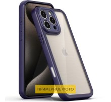 TPU чохол Transparent + Colour 1,5mm для Apple iPhone 16 (6.1") Purple