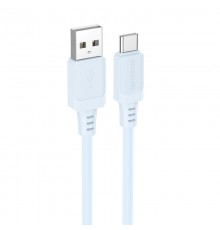 Дата кабель Borofone BX115 Lotto USB to Type-C 3A (1m) Blue