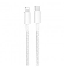 Дата кабель Borofone BX117 Source Type-C to Lightning 27W (1m) White