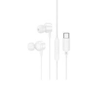 Навушники Borofone BM94 Sonar universal (Type-C/1.2m) White