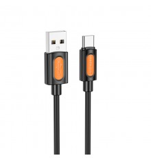 Дата кабель Borofone BX114 Structure USB to Type-C 3A (1m) Black