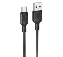 Дата кабель Borofone BX113 Lenny USB to Type-C 3A (3m) Black