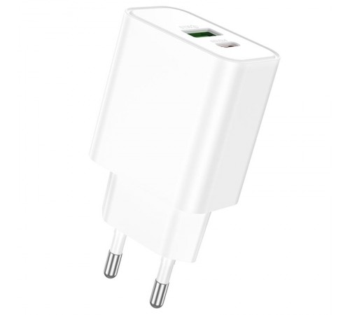 МЗП Borofone BA88A Navy PD20W+QC3.0 (1USB-A/1C) White МЗП Borofone BA88A Navy PD20W+QC3.0 (1USB-A/1C) White
