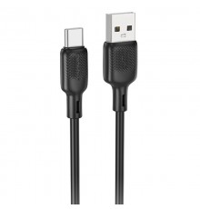 Дата кабель Borofone BX113 Lenny USB to Type-C 3A (2m) Black