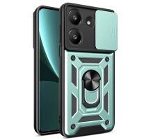 Ударостійкий чохол Camshield Serge Ring для Xiaomi Poco M7 Pro 5G Зелений