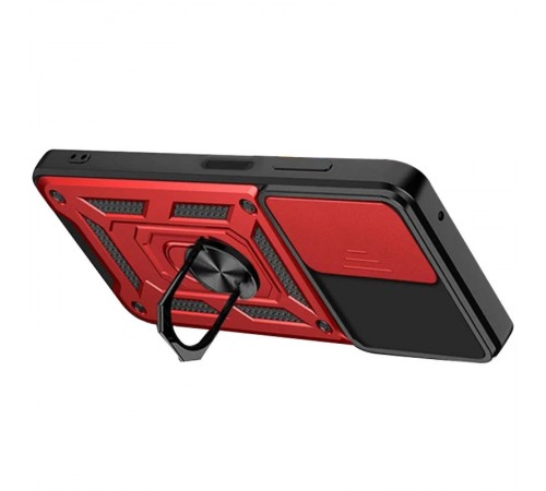 Ударостійкий чохол Camshield Serge Ring для Xiaomi Redmi Note 14 4G (Int. version) Червоний Ударостійкий чохол Camshield Serge Ring для Xiaomi Redmi Note 14 4G (Int. version) Червоний
