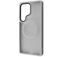 TPU+PC чохол Metal Buttons with MagSafe Colorful для Samsung Galaxy S24 Ultra Сірий / Grey