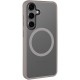 TPU+PC чохол Metal Buttons with MagSafe Colorful для Samsung Galaxy S25 Сірий / Grey