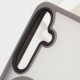 TPU+PC чохол Metal Buttons with MagSafe Colorful для Samsung Galaxy S25 Сірий / Grey
