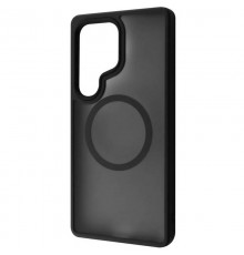TPU+PC чохол Metal Buttons with MagSafe Colorful для Samsung Galaxy S25 Ultra Чорний / Black