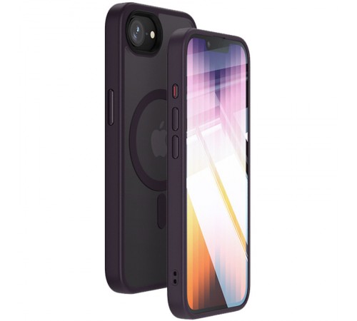 TPU+PC чохол Metal Buttons with MagSafe Colorful для Apple iPhone 16e (6.1") Темно-фіолетовий / Dark Purple TPU+PC чохол Metal Buttons with MagSafe Colorful для Apple iPhone 16e (6.1") Темно-фіолетовий / Dark Purple
