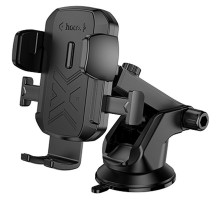 Автотримач Hoco H65 Gamble one-button (center console) Black
