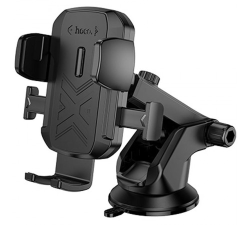 Автотримач Hoco H65 Gamble one-button (center console) Black
