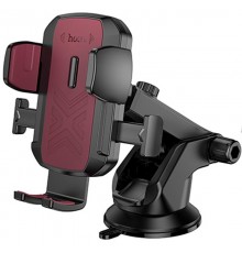 Автотримач Hoco H65 Gamble one-button (center console) Black / Red