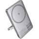 Портативний ЗП Power Bank Hoco Q36 Sunlight magnetic suction+holder PD20W з БЗП 5000 mAh Metal grey