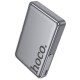 Портативний ЗП Power Bank Hoco Q36A Sunlight magnetic suction+holder PD20W з БЗП 10000 mAh Metal grey